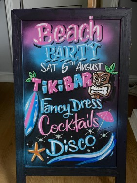 Beach Party - Pavement board - Bridgwater New Foresters