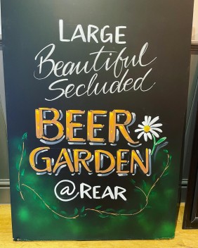 Beer Garden Board - The Kings Arms Taunton