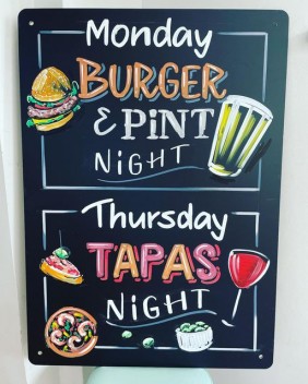 Burger & Pint or TApas night - Glastonbury - 'The Who'd A Thought It'