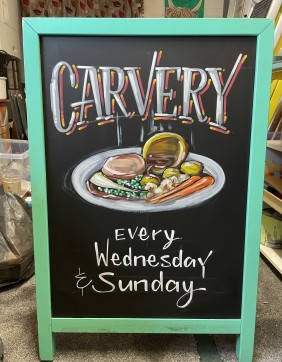 Carvery A-board created for The Waggon pub Taunton
