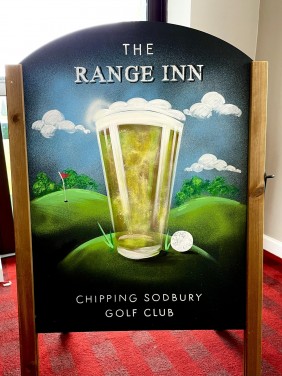 Chipping Sodbury - The Range Inn A-board