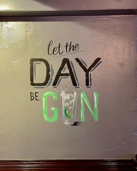 Gin wall art - The Griffin Inn - Warmley
