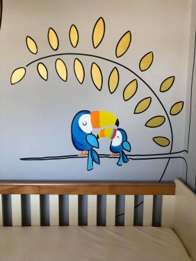 Home Nursery Jungle theme wall art
