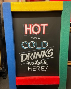 Hot and Cold Drinks board