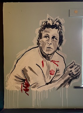 Jonny Wilkinson Mural - sports bar Taunton