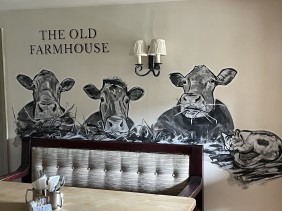 Mural painted at The Old Farmhouse Nailsea