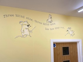 Nursery School wall art nursery rhymes