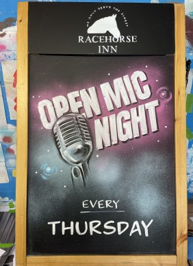 Open mic night at the Racehorse Inn Taunton