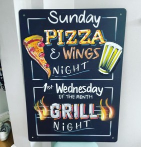 Pizza & Wings plus Grill night at 'The Who'd A Thought It' - Glastonbury