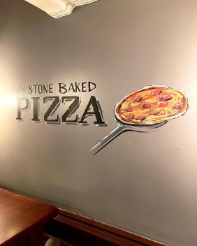 Stone Baked Pizza wall art - The Griffin Warmley