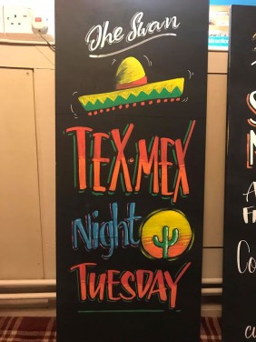 Tex Mex Chalkboard Art