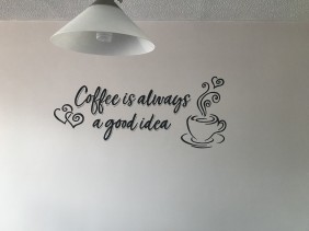 Wall Art  Mural / Quotes T-Stop Cafe Bridgwater